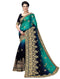 Vasthrlay Embroidey Blouse Blue Ethnic Wear