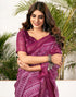 Vasthrlay Womens Printed Unstitched Green Saree