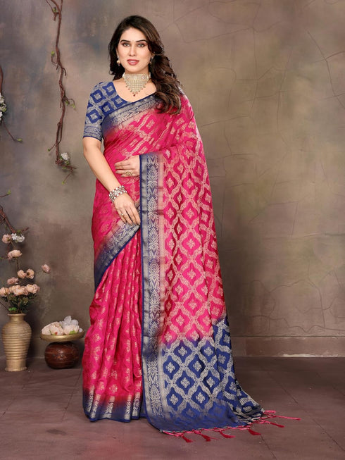 Vasthrlay Banarasi Unstitched Chakori Chiku Free Ethnic Wear