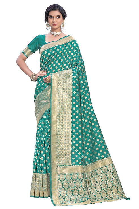 Vasthrlay Banarasi Rama Ethnic Wear