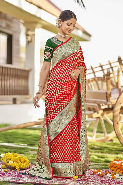 Vasthrlay Adorable Pattern Banarasi Piece Mn1738