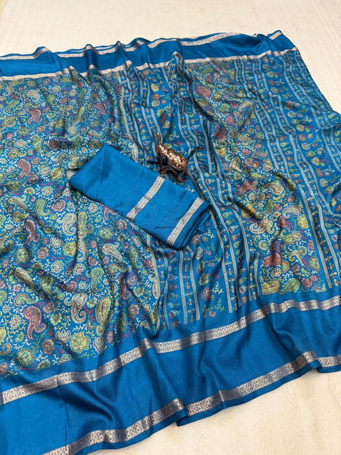 Vasthrlay Kalamkari Tussar Saree