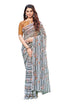 Vasthrlay Georgette Sequence White Ethnic Wear