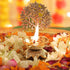 Behoma 100% Pure Brass Kalpavriksha Diya for Puja - Set of 2