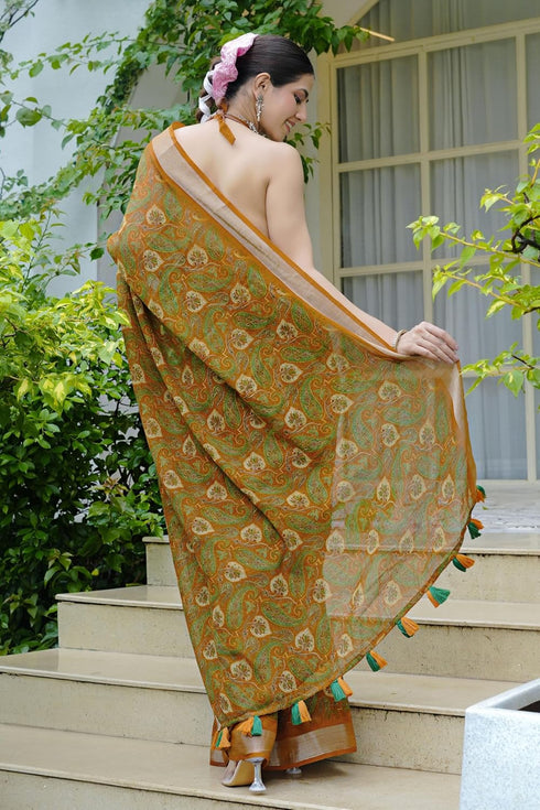 Vasthrlay Fashion Cotton Printed Ethnic Wear