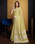 Vasthrlay Women's Cotton Unstitched Blouse Saree