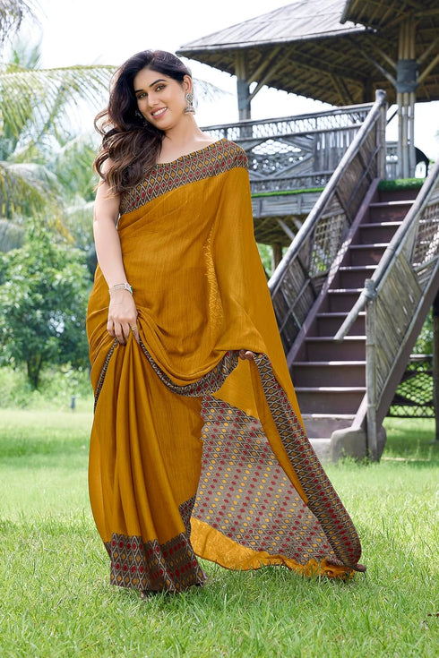 Vasthrlay Fashion Chiffon Printed Ethnic Wear