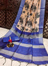 Vasthrlay Tussar Saree Designer Weaving Contrast
