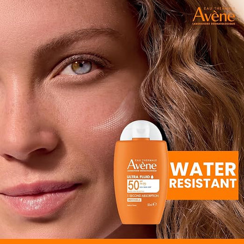 Avene Ultra Fluid SPF 50+ Invisible Sunscreen