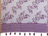 Vasthrlay Womens Purple Kathakali Print Linen Saree With Gold Zari Border And Unstitched Blouse Piece