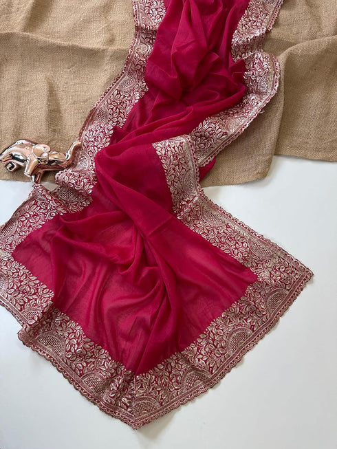Vasthrlay Embroidery Georgette Unstitched