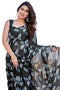 Vasthrlay Fashion Chiffon Printed Red Ethnic Wear