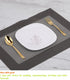 ROSTON Cutlery Set | Stainless Steel Gold Premium Spoon Set Luxury Dinning Tabelware