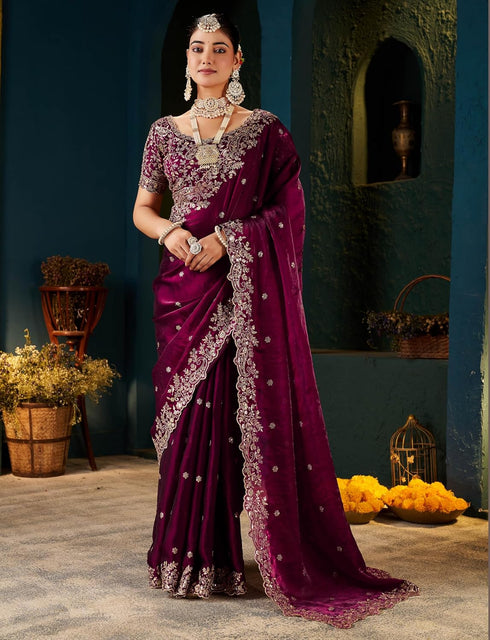 Vasthrlay Embroidered Traditional Embellished Applique Bollywood