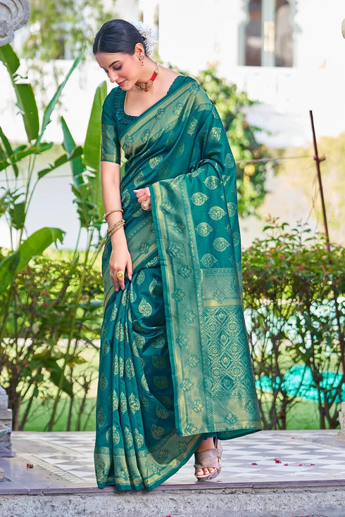 Vasthrlay Banarasi Wine Ethnic Wear