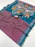 Vasthrlay Kalamkari Beautiful Navy Blue