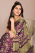 Vasthrlay Fashion Chiffon Printed Navy Ethnic Wear
