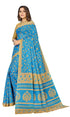 Vasthrlay Cotton Blue Saree