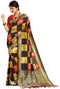 Vasthrlay Banarasi Printed Unstitched Saree