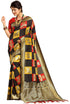 Vasthrlay Banarasi Printed Unstitched Saree