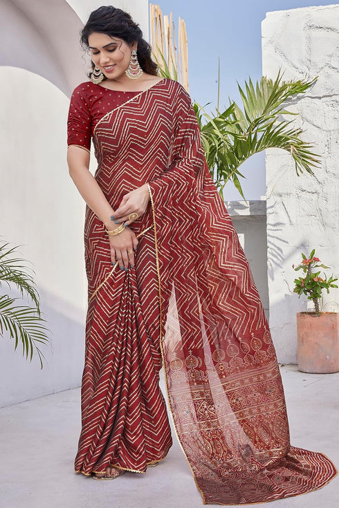 Vasthrlay Fashion Georgette Sequins Navy Ethnic Wear