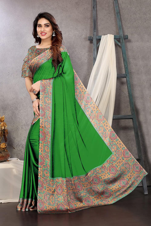 Vasthrlay Fashion Chiffon Dusty Turquoise Ethnic Wear