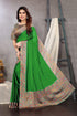 Vasthrlay Fashion Chiffon Dusty Turquoise Ethnic Wear
