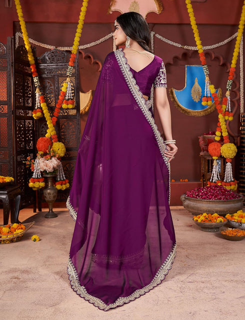 Vasthrlay Elegant Designer Embellished Lightweight