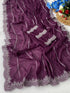 Vasthrlay Blue Embroidery Saree