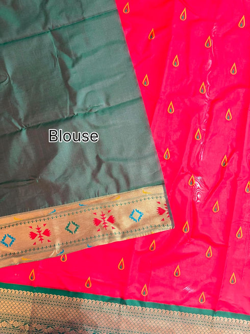 Vasthrlay Paithani Kanjivaram Royalblue