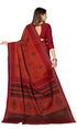 Vasthrlay Cotton Printed Green Saree
