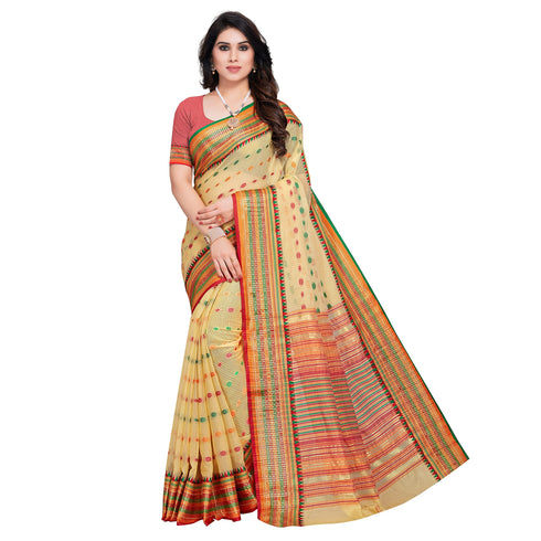Vasthrlay Jacquard Unstitched Saree