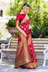 Vasthrlay Banarasi Wine Ethnic Wear