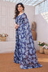 Vasthrlay Fashion Chiffon Printed Red Ethnic Wear
