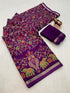 Vasthrlay Kalamkari Digital Piece Navy