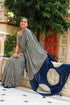 Vasthrlay Fashion Stripes Printed Ethnic Wear