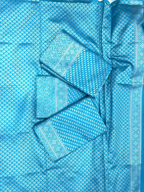 Vasthrlay Kanchipuram Traditional Unstitched