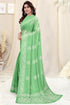 Vasthrlay Fashion Chiffon Printed Parrot Ethnic Wear