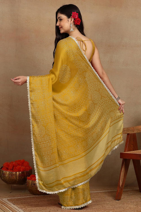 Vasthrlay Fashion Chiffon Printed Ethnic Wear