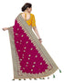 Vasthrlay Embroidery Unstitch Yellow Ethnic Wear