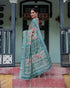 Vasthrlay Floral Prints Tasseled Saree