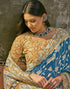 Vasthrlay Womens Printed Unstitched Maroon Saree