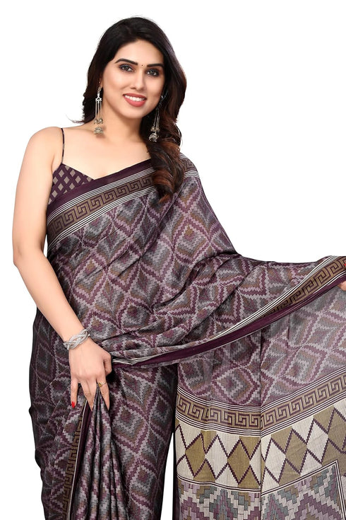 Vasthrlay Fashion Chiffon Turquoise Ethnic Wear