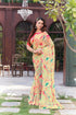 Vasthrlay Georgette Sequence White Ethnic Wear