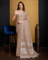 Vasthrlay Women's Cotton Unstitched Blouse Saree