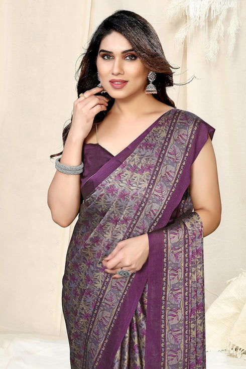 Vasthrlay Fashion Chiffon Printed Ethnic Wear