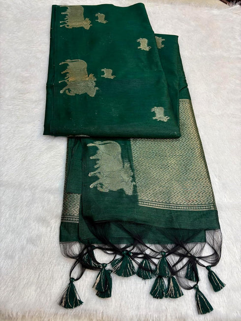 Vasthrlay Tussar Kalamkari