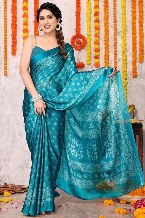 Vasthrlay Fashion Chiffon Printed Ethnic Wear