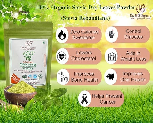 Dr. JPG Organic Stevia Green Powder