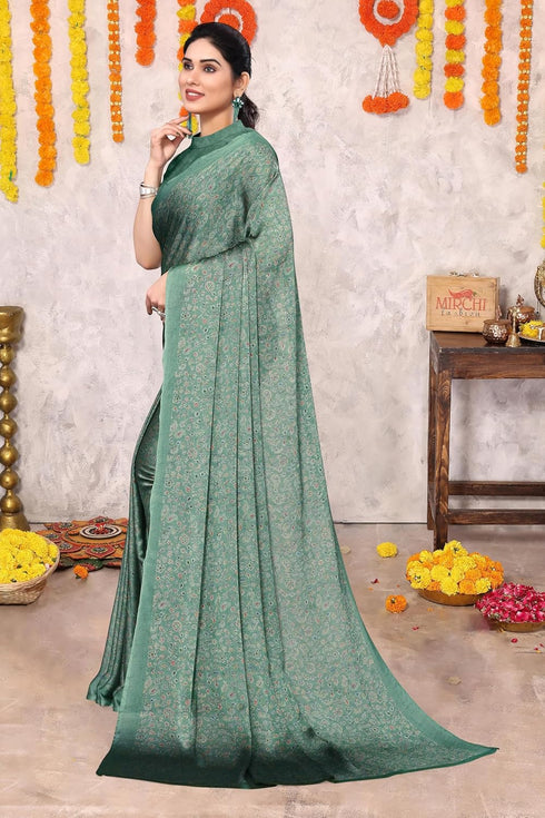 Vasthrlay Fashion Chiffon Printed Ethnic Wear